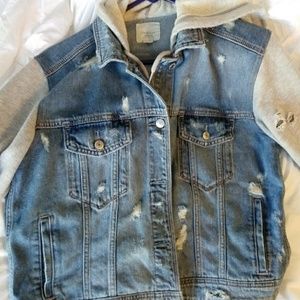 Distressed Jean Jacket